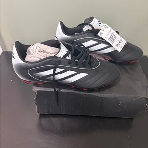 Brand New Adidas Men's Black and White Cleats